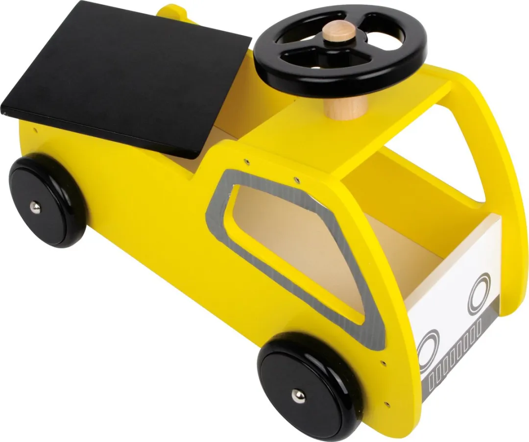 Small Foot Loopauto Tom - Geel
