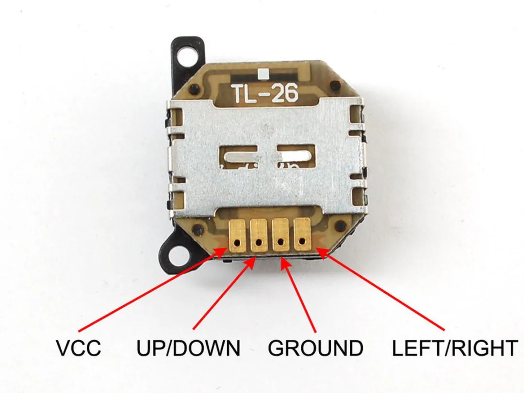 Adafruit PSP 2-Axis Analog Thumb Joystick 444 - Zwart