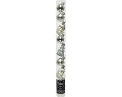 Kaemingk Kerstbal Glas Figuren Set 9 Stuks - Multicolor