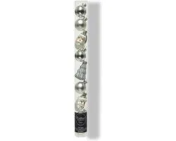 Kaemingk Kerstbal Glas Figuren Set 9 Stuks - Multicolor