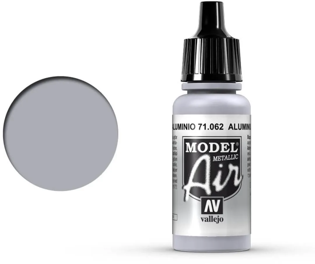 Vallejo Model Air Aluminium 71062 Acrylverf 17ml