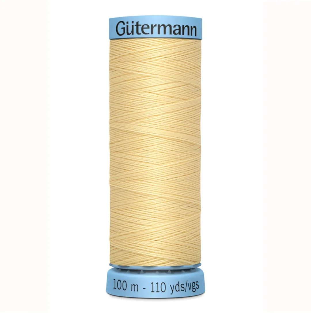 Gutermann Zijde Garen 100m - Zwart/Grijs/Wit