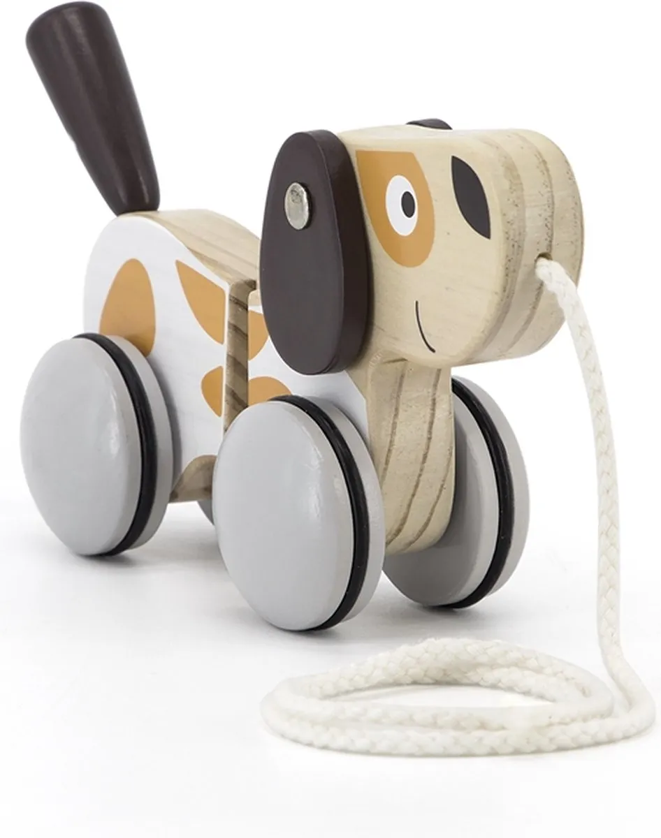 Vigatoys Loop-/Trekfiguur Hond - Multi