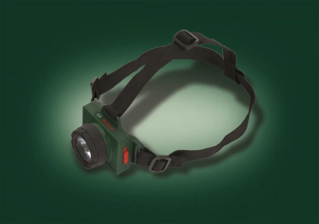 Klein Toys Bosch Mini Hoofdlamp Groen - Elastische Band