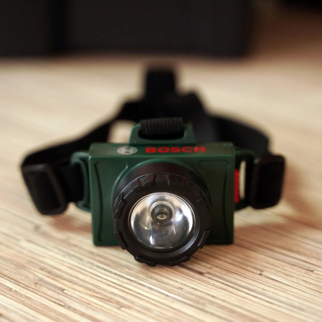 Klein Toys Bosch Mini Hoofdlamp Groen - Elastische Band
