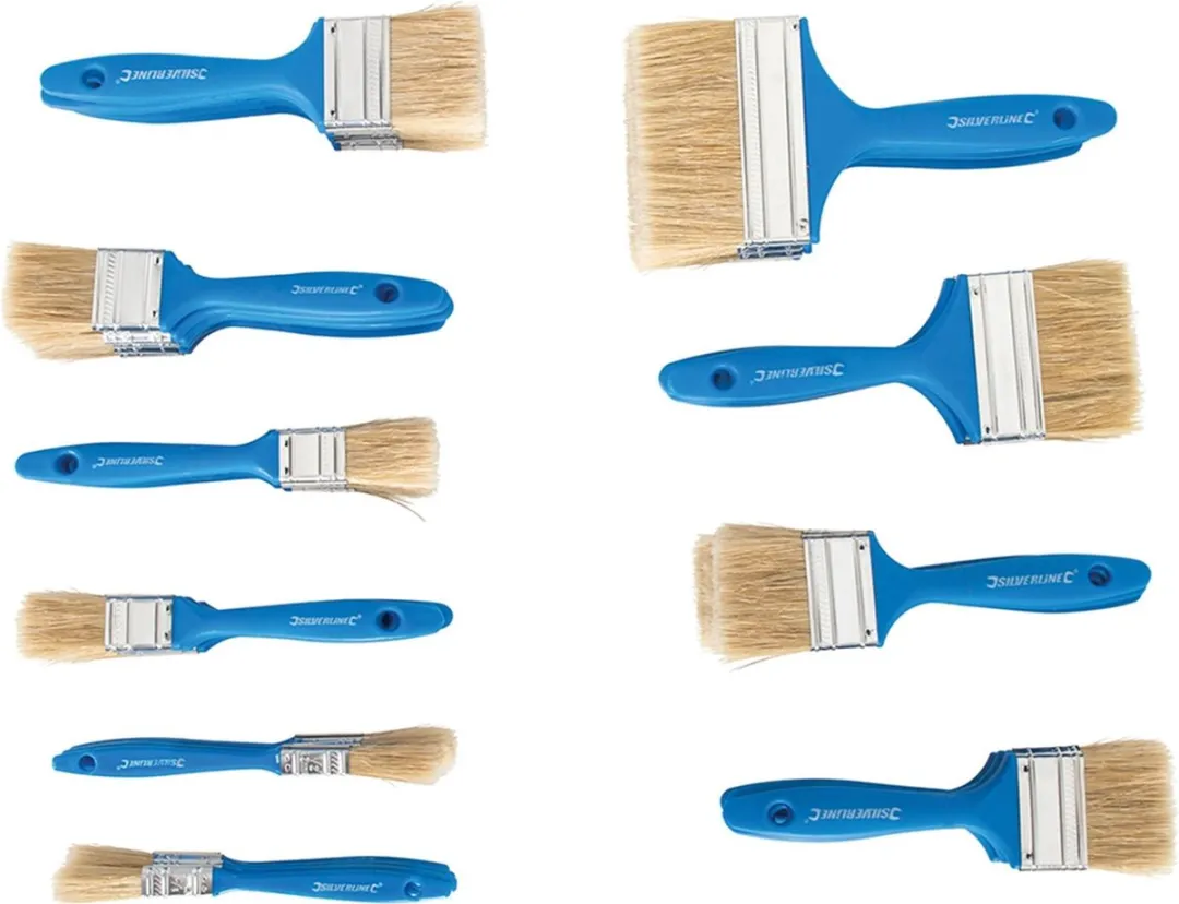 Silverline Wegwerp Schilderskwasten Set 50 Stuks