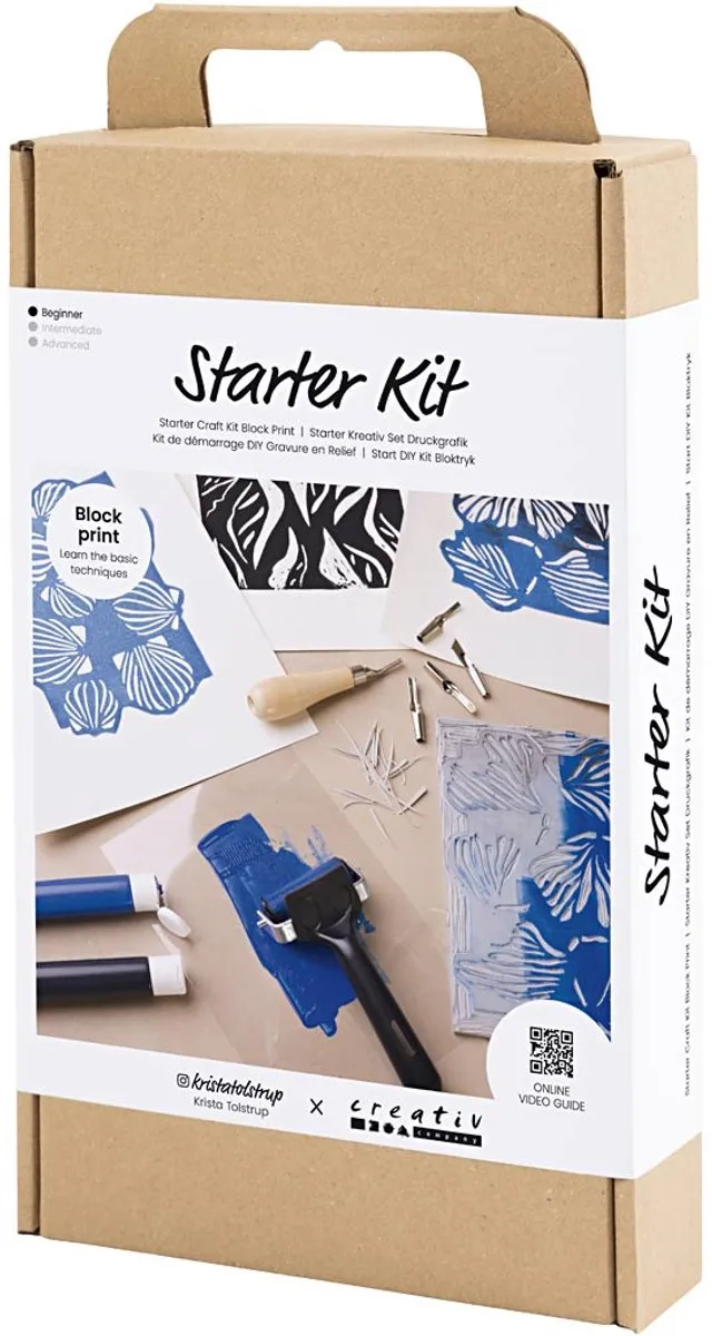 Creativ Company CC Starter Hobbyset Linoprinting - 2 Kleuren