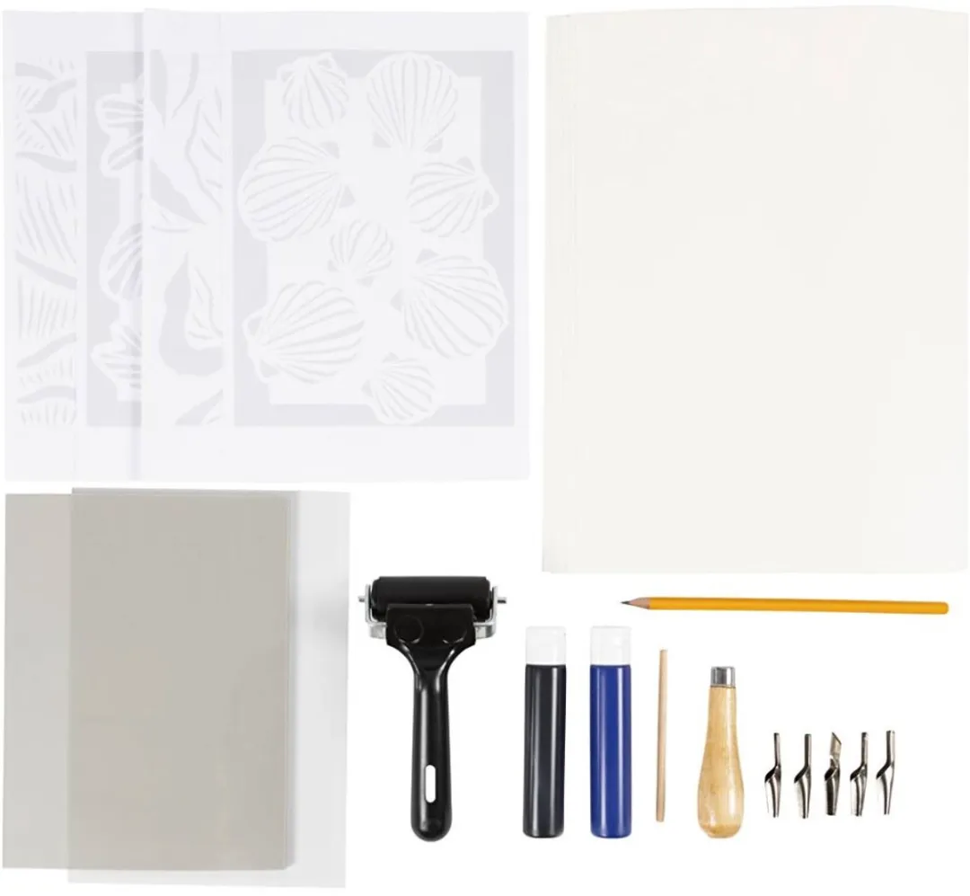 Creativ Company CC Starter Hobbyset Linoprinting - 2 Kleuren