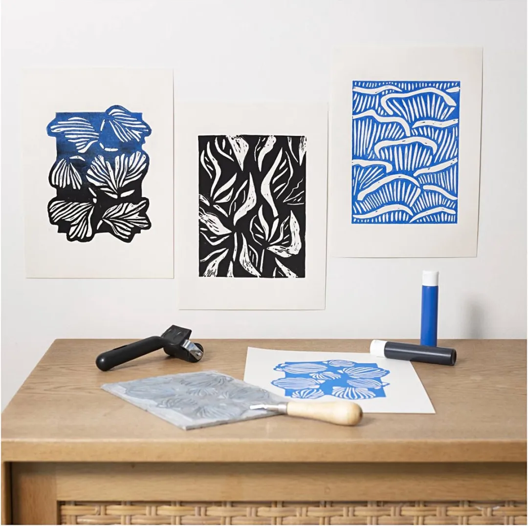 Creativ Company CC Starter Hobbyset Linoprinting - 2 Kleuren