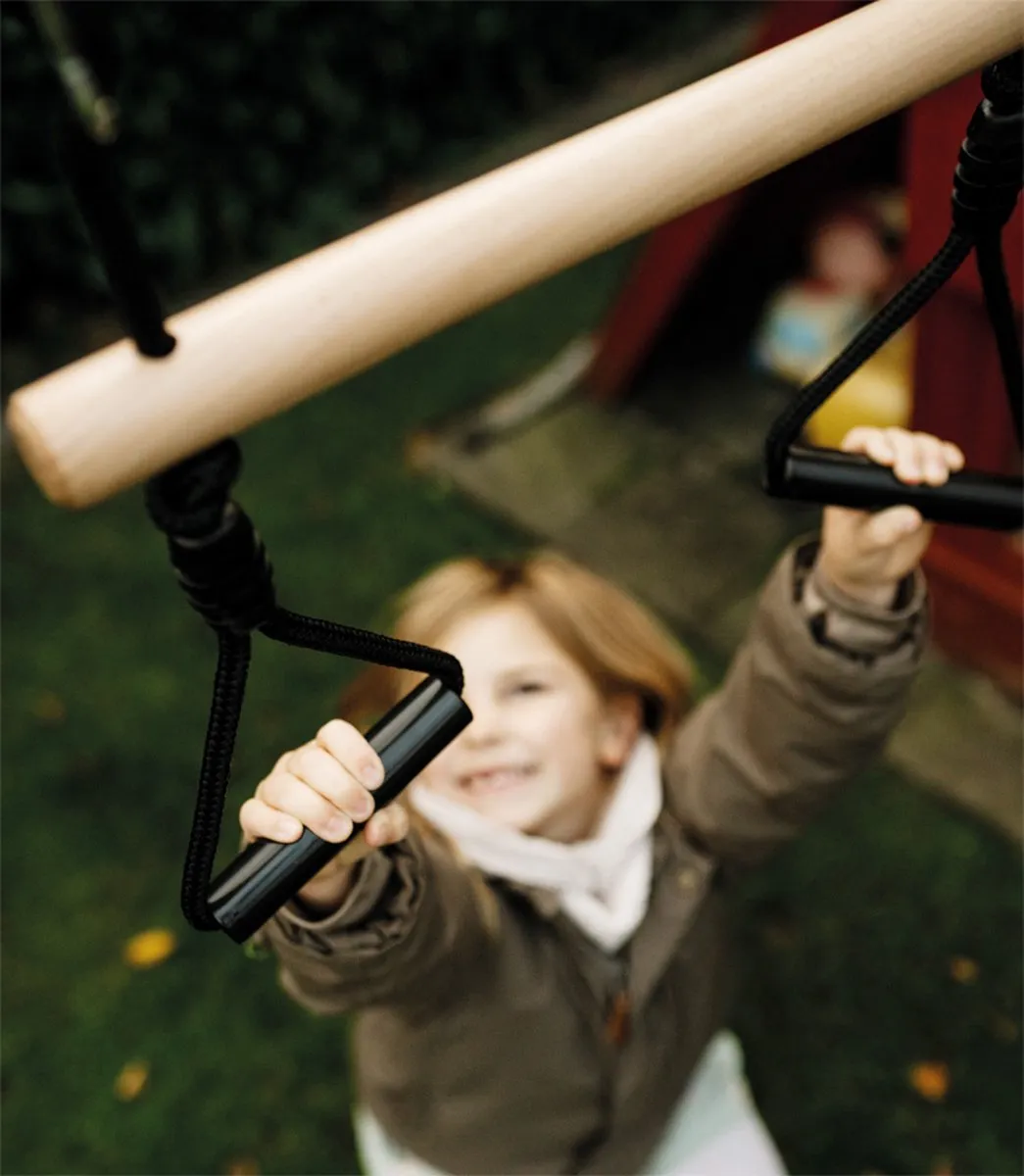 Small Foot Houten Trapezeschommel Black Line - Gymnastiekringen