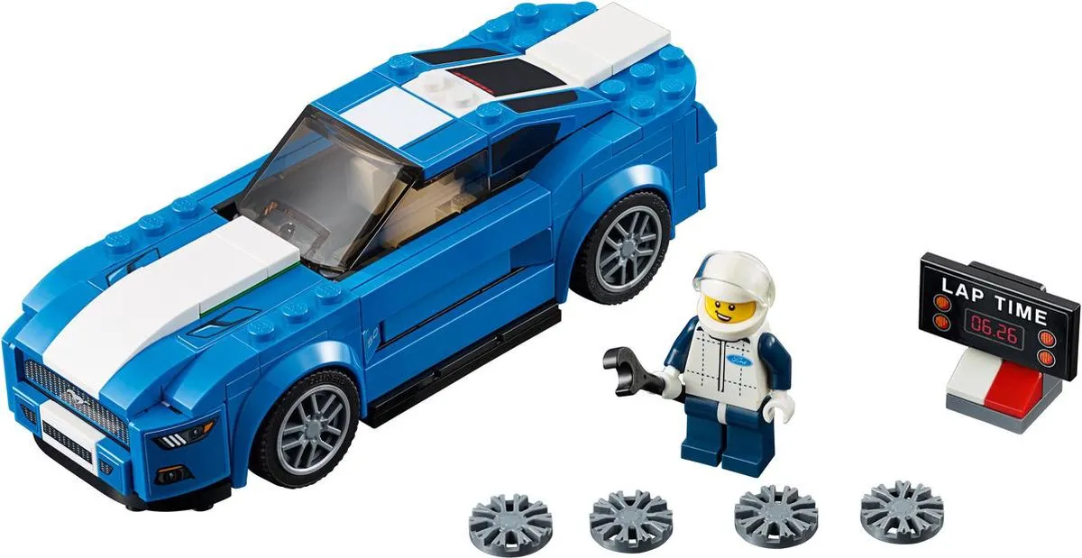 LEGO Speed Champions Ford Mustang GT 75871 - 185 Stukken - afbeelding 4 van 6
