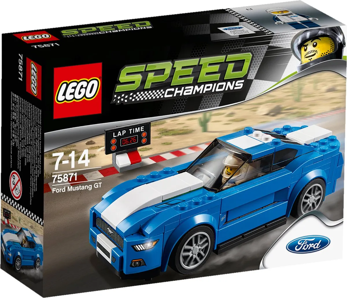 LEGO Speed Champions Ford Mustang GT 75871 - 185 Stukken - afbeelding 6 van 6
