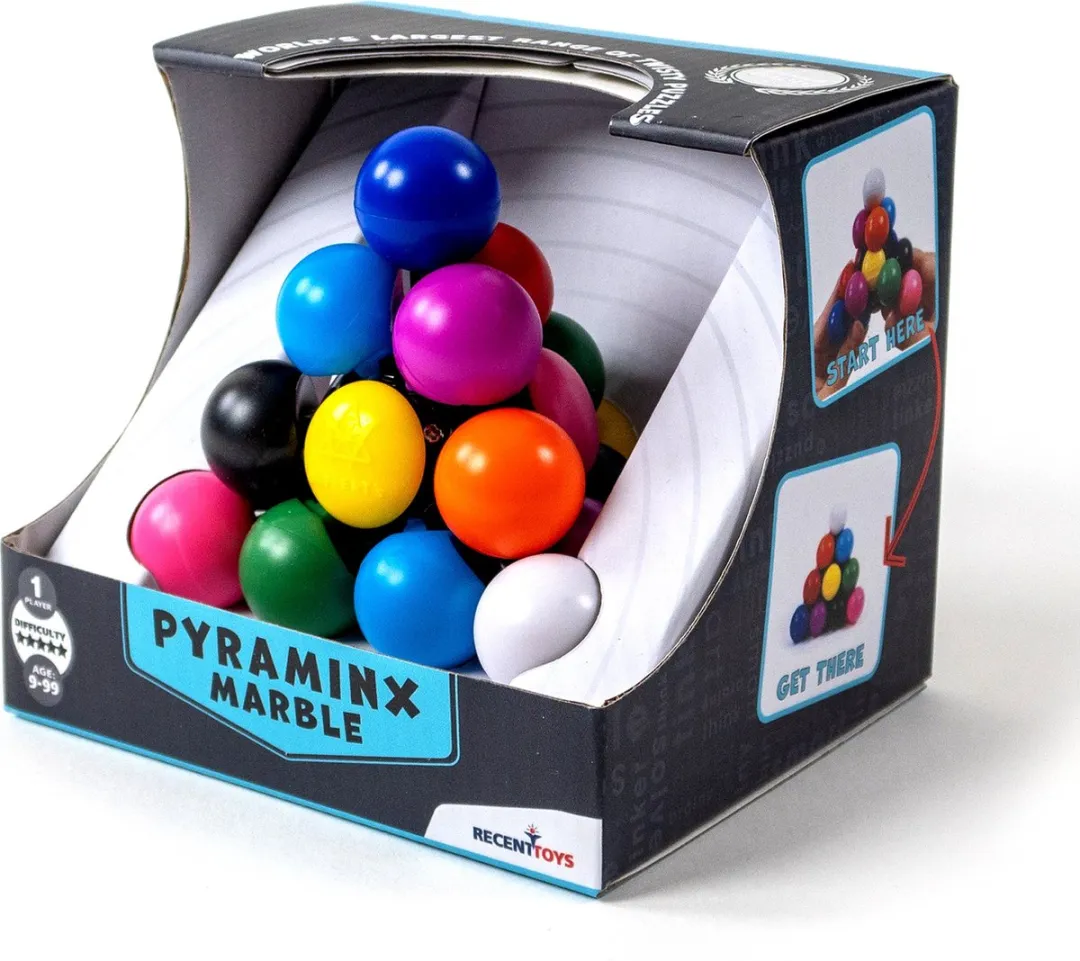 Recent Toys Pyraminx Marble Brainpuzzel M5169