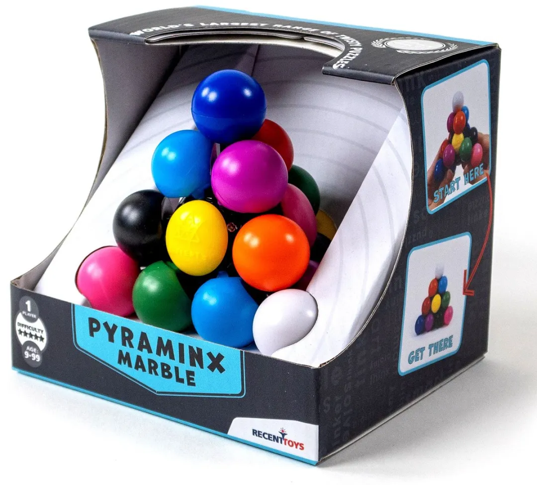 Recent Toys Pyraminx Marble Brainpuzzel M5169