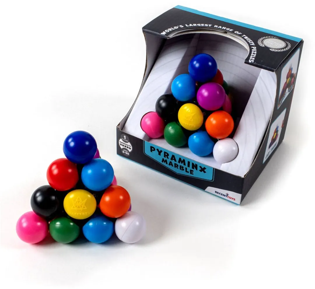 Recent Toys Pyraminx Marble Brainpuzzel M5169