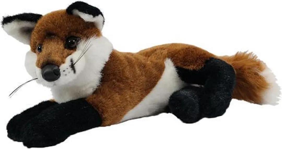 PIA Pluche Knuffeldier Liggende Vos 32cm