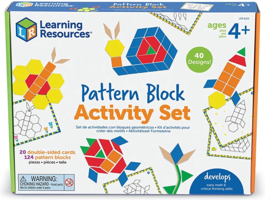 Learning Resources Pattern Blocks Mozaïekset 124-delig