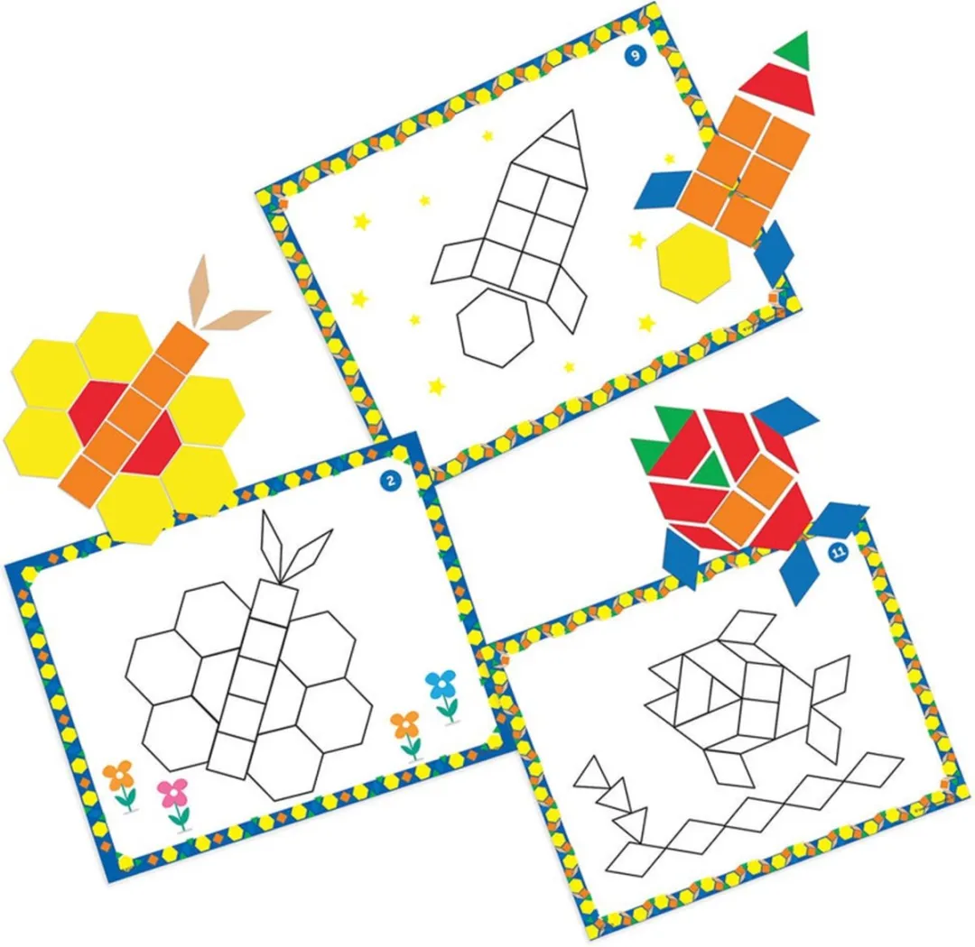 Learning Resources Pattern Blocks Mozaïekset 124-delig - LER 6154