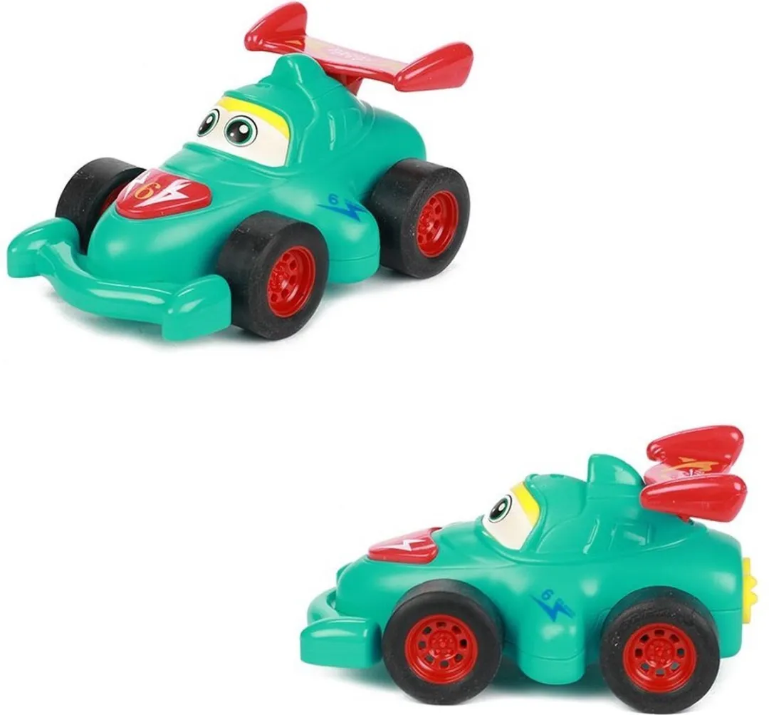 Toi-Toys Little Stars Cartoon Raceauto 20594Z - Blauw - afbeelding 6 van 6