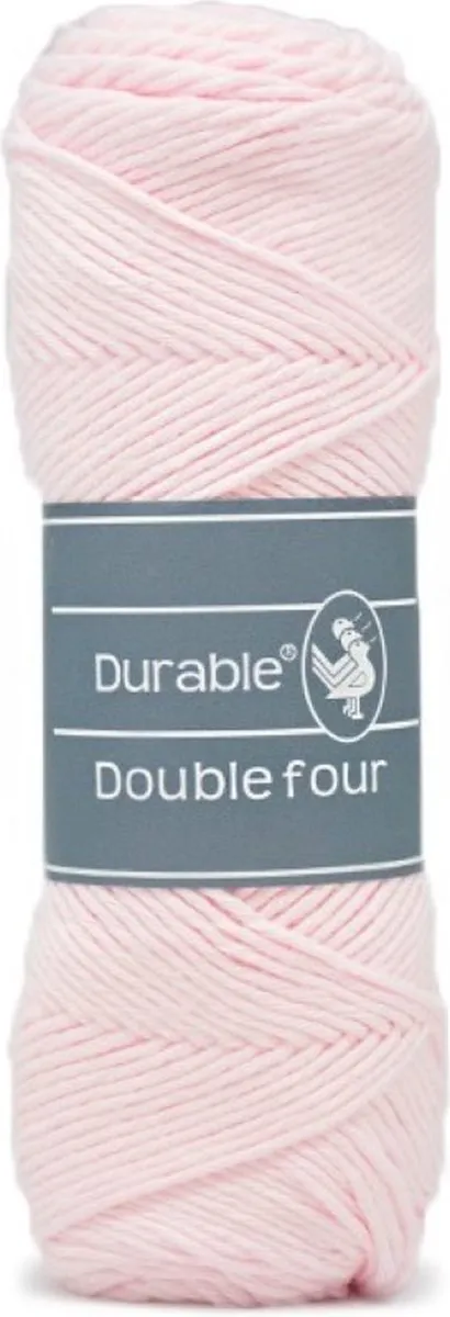 Durable Double Four Pale Pink Katoengaren
