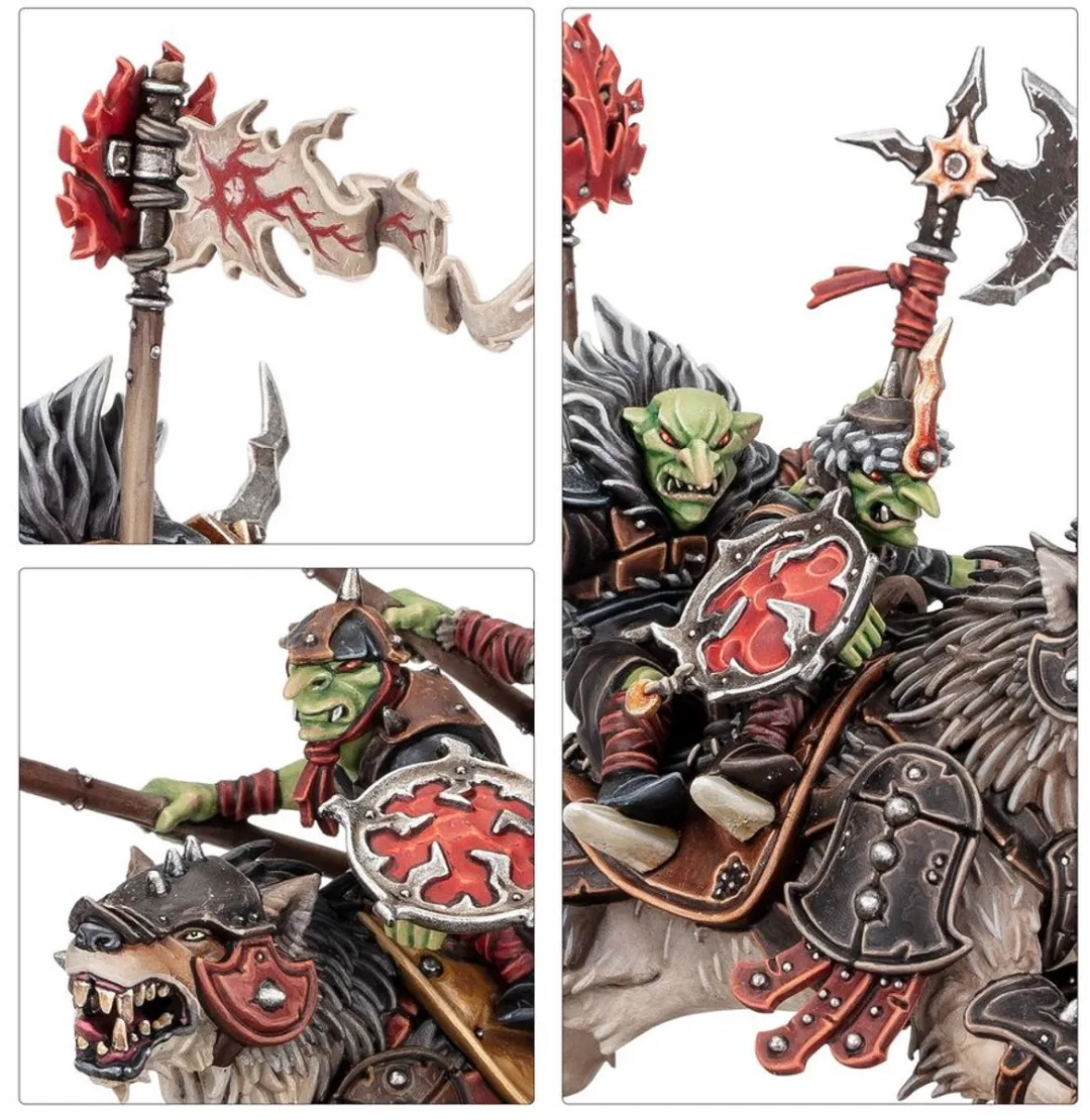 Games Workshop Gloomspite Gitz Snarlpack Cavalry - 61 Onderdelen
