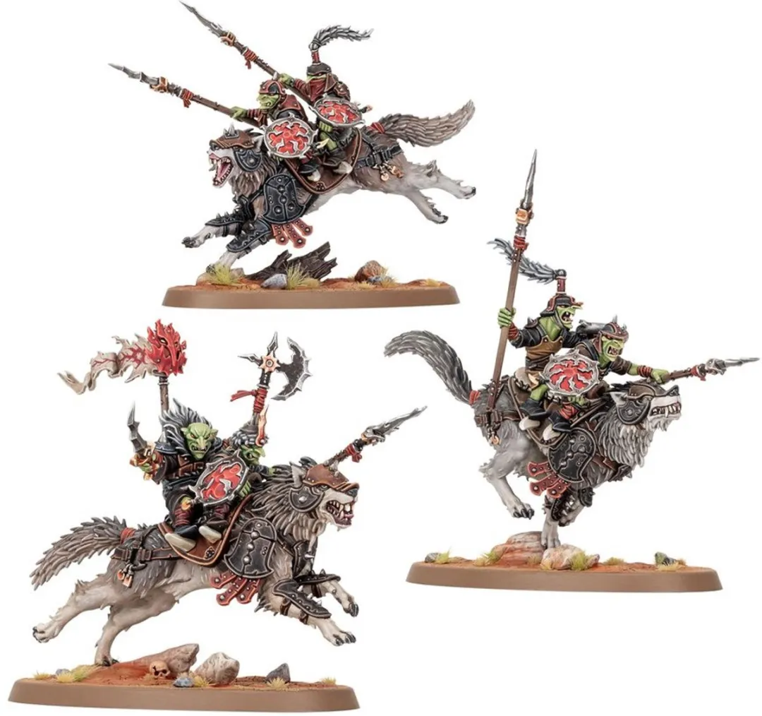 Games Workshop Gloomspite Gitz Snarlpack Cavalry - 61 Onderdelen