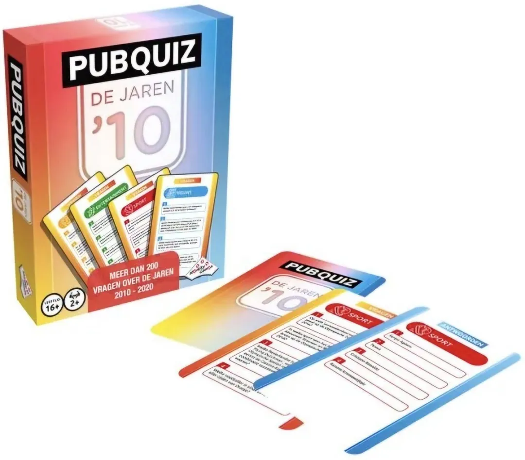 Identity Games Pubquiz De Jaren '10 KV-011-10 - 2 tot 5 spelers