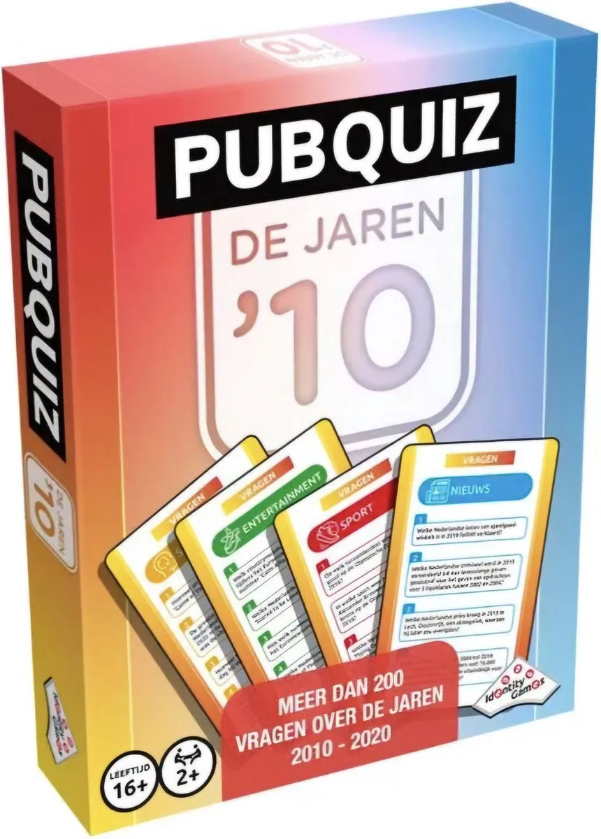Identity Games Pubquiz De Jaren '10 KV-011-10
