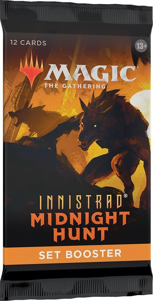 Magic The Gathering Midnight Hunt Set Booster - 1 Stuk