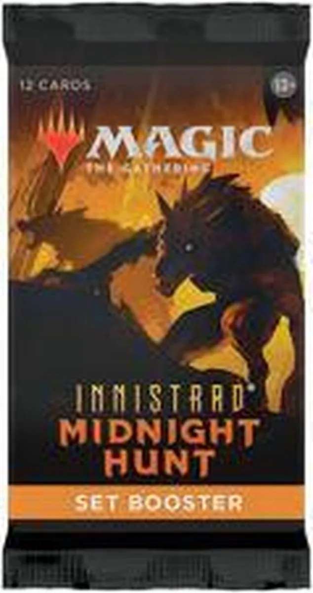 Magic The Gathering Midnight Hunt Set Booster - 1 Stuk