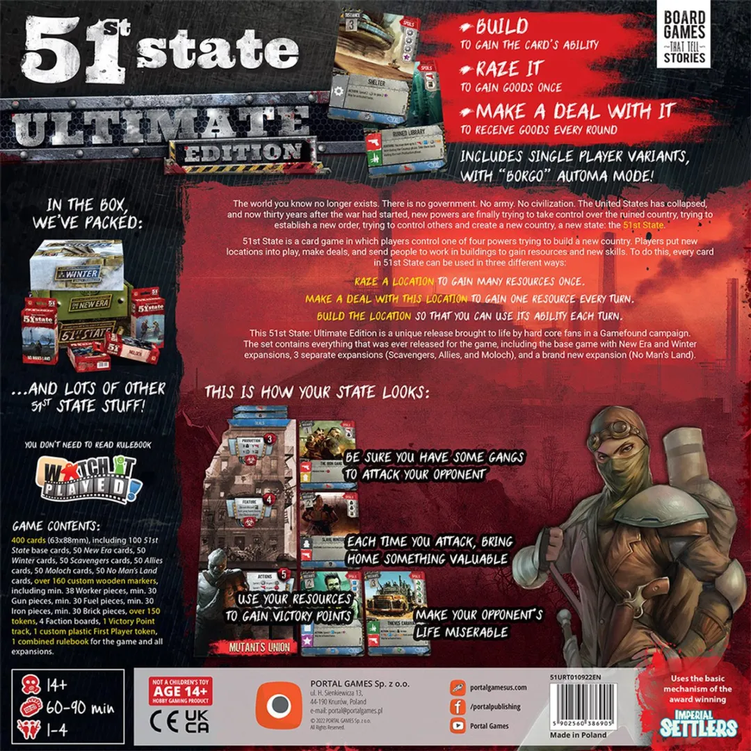 Portal Games 51st State Ultimate Edition Bordspel