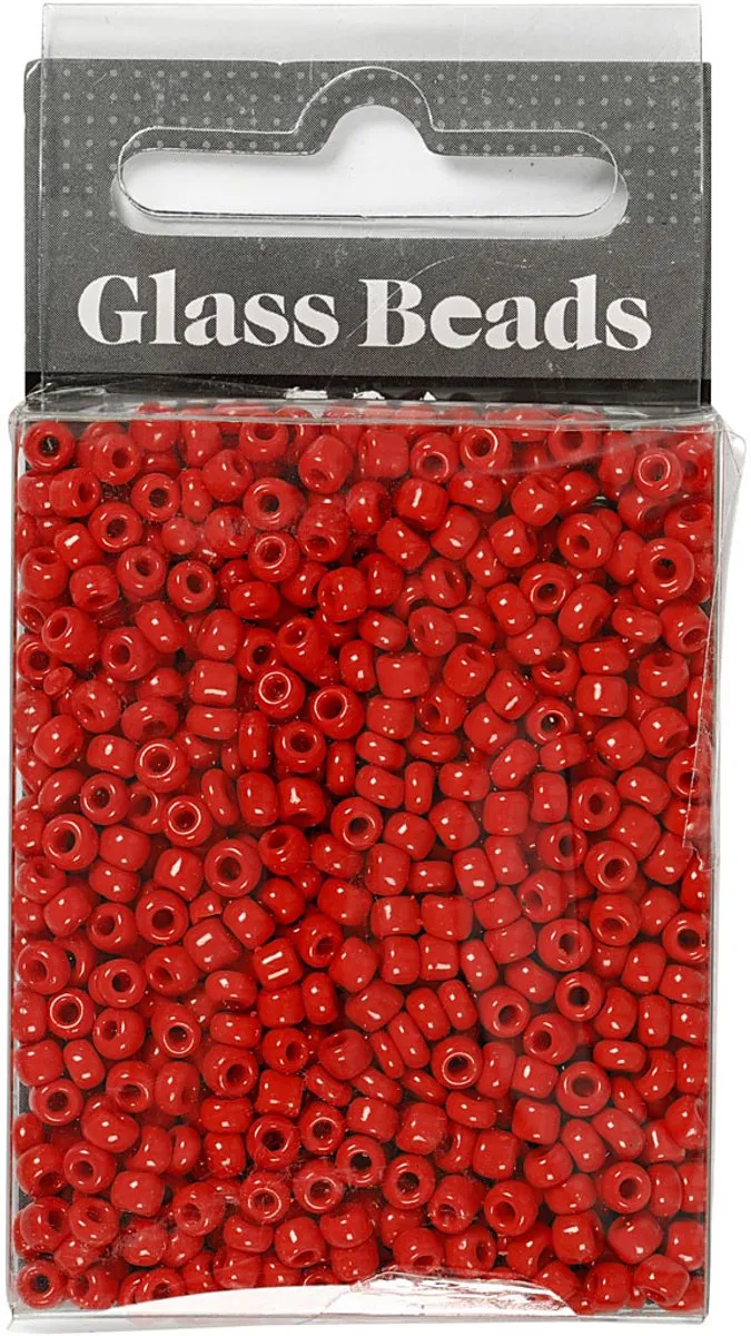 Creativ Company Rocailles 3mm Koraalrood - 25 Stuks