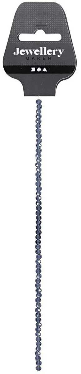 Creativ Company Facet Kralen 4mm - Grijs - 45 Stuks