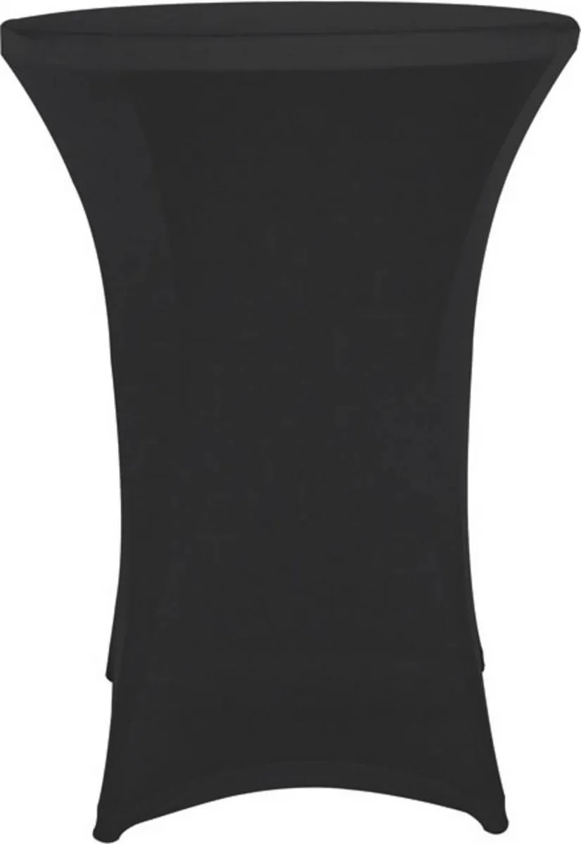 Perel Hoes voor statafel, zwart, rond, Ø 80 cm x 100 cm