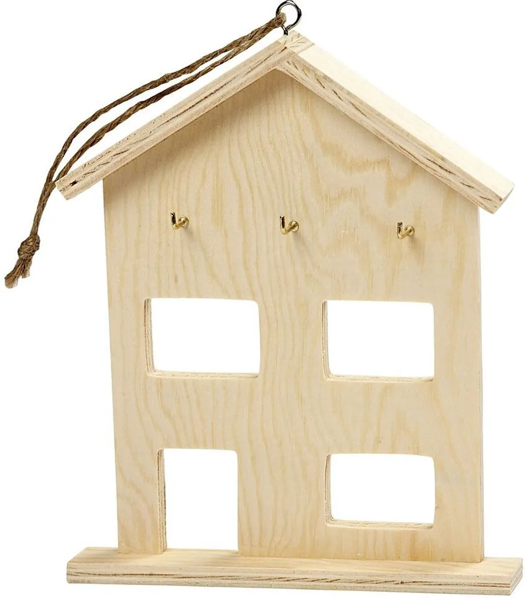 Creativ Company Sleutelkast Huis - Multicolor
