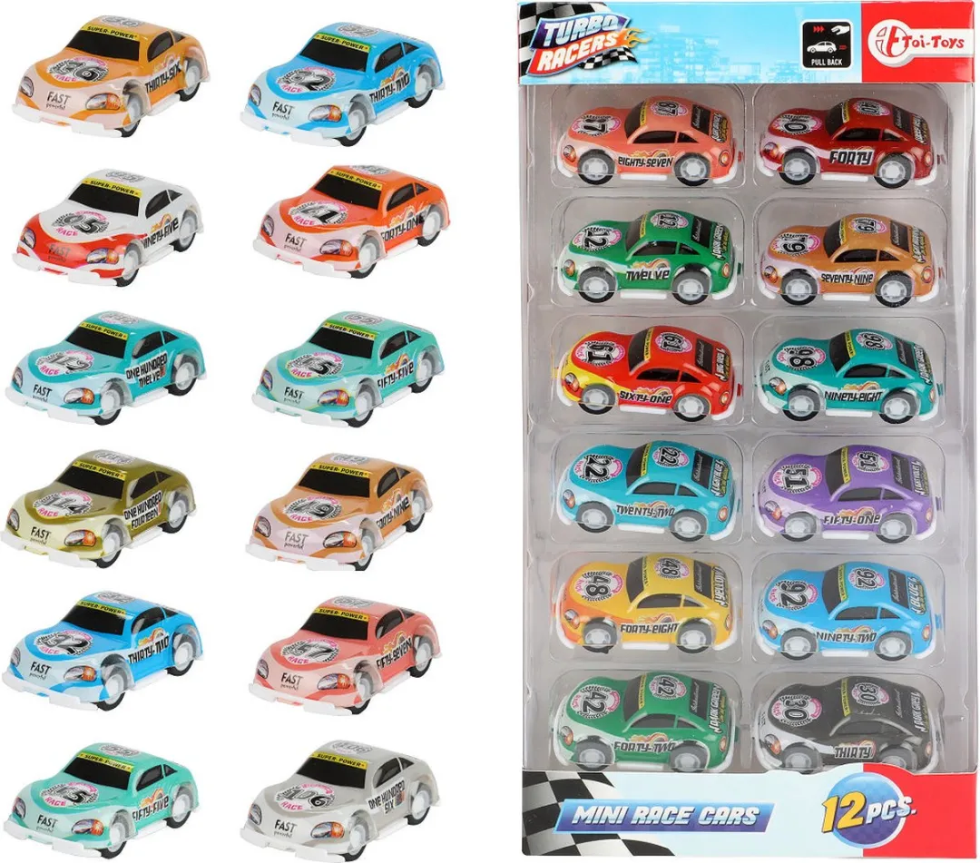Toi-Toys Turbo Racers Pull Back Raceauto's 12st