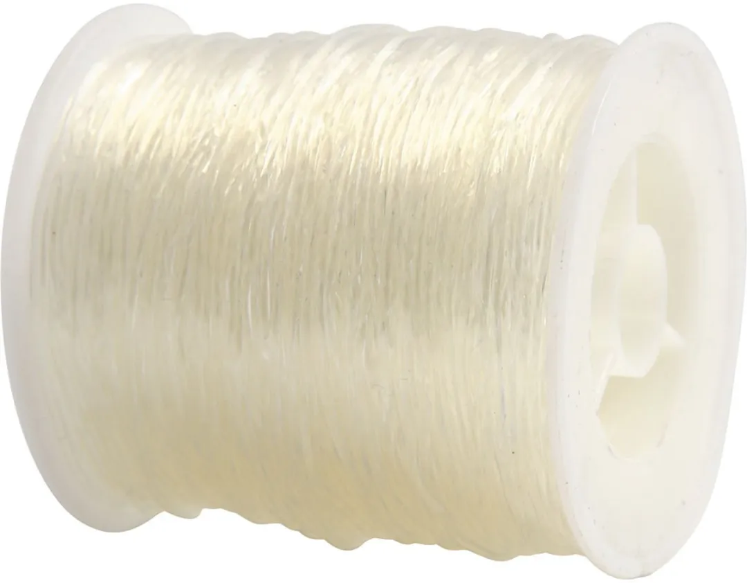 Creativ Company Elastisch Draad 1mm - 50m - Transparant