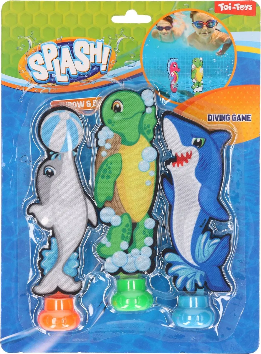 Toi-Toys Duikspeelgoed Zeedieren Set - 6 Stuks - Multicolor
