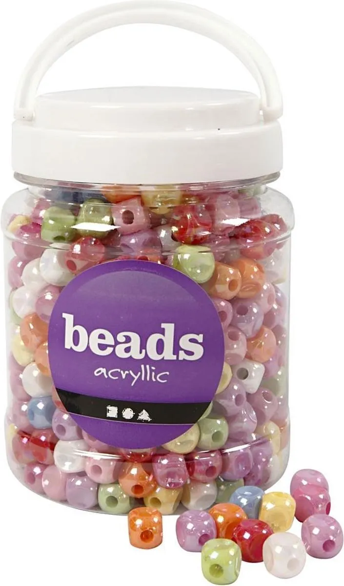 Creativ Company Creotime Plastic Kralen 10x10mm