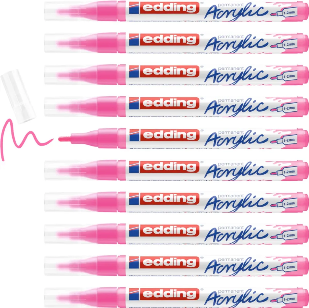 edding 5300 Acrylmarker Neonroze
