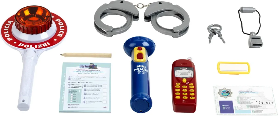 Klein Toys Politie Set 10-delig - Multicolor