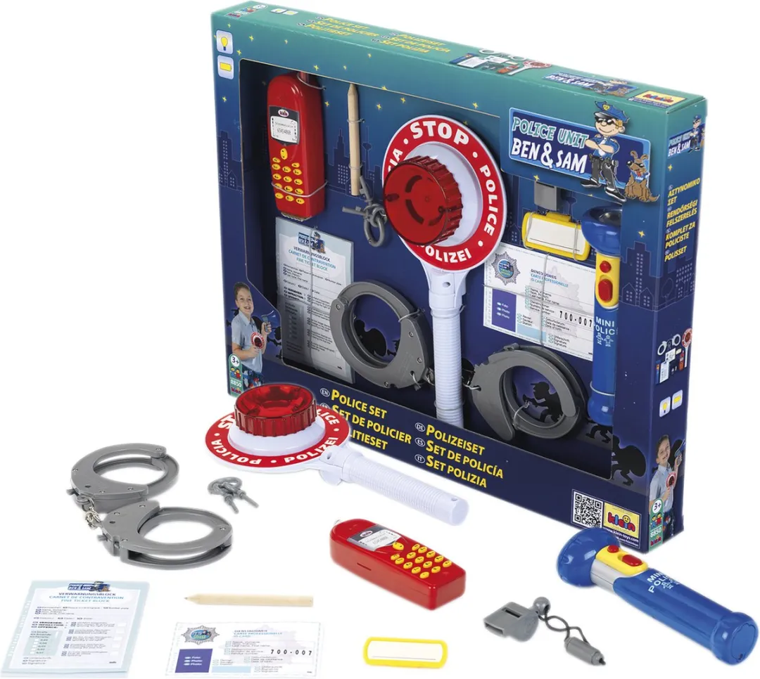Klein Toys Politie Set 10-delig - Multicolor
