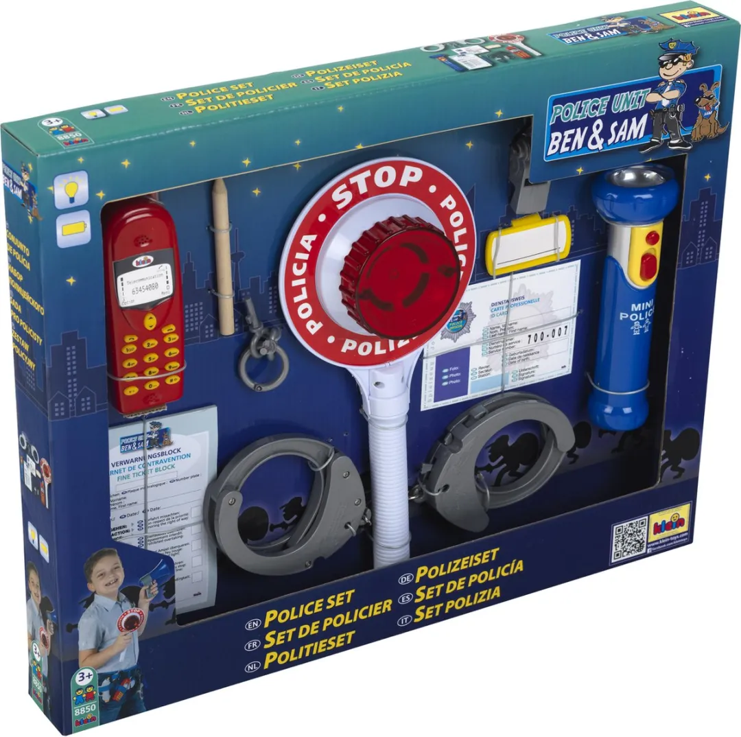 Klein Toys Politie Set 10-delig - Multicolor