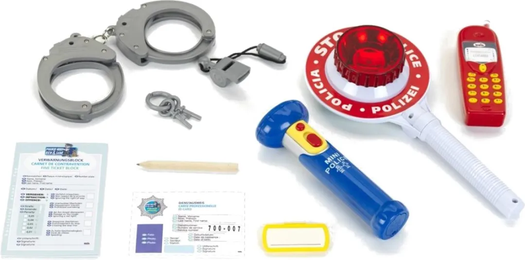 Klein Toys Politie Set 10-delig - Multicolor