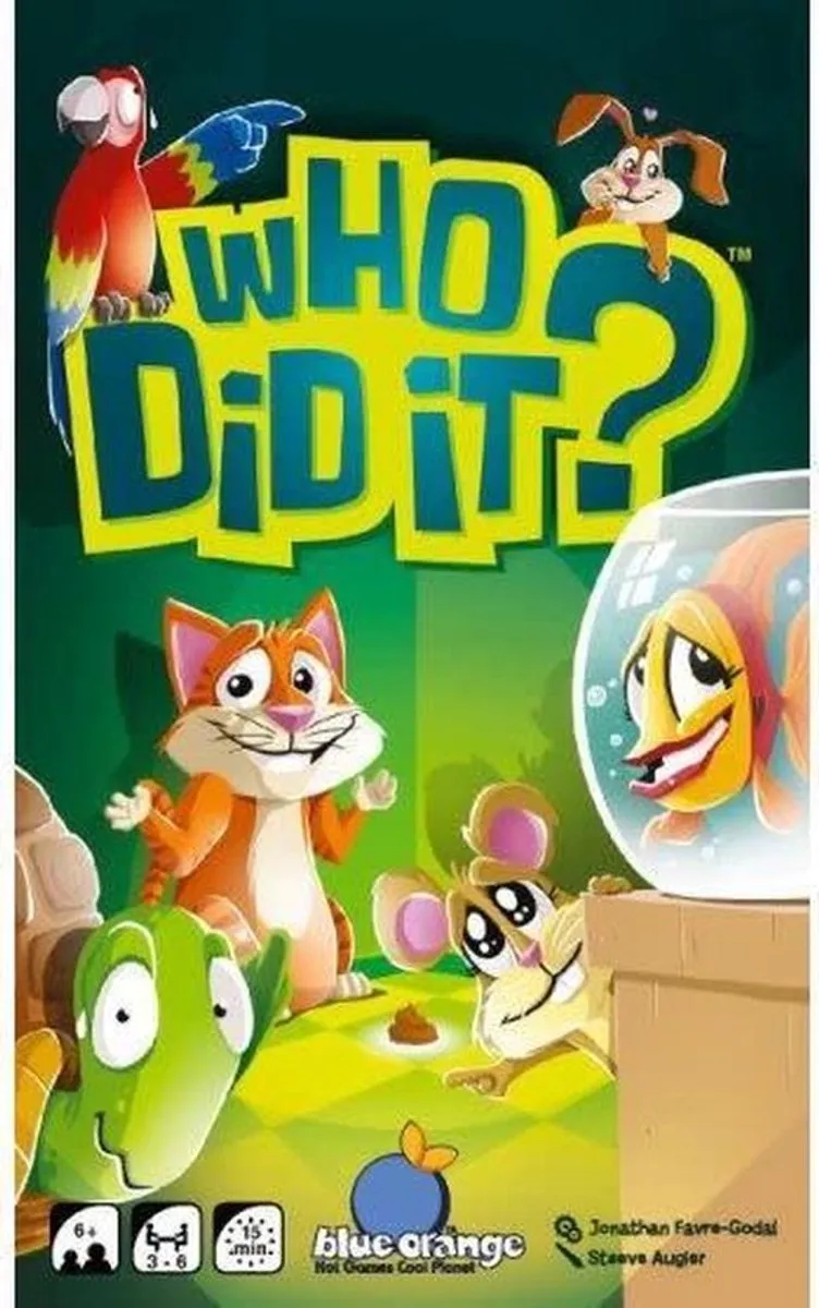 Geronimo Games Who Did It? Kaartspel - 3 tot 6 Spelers