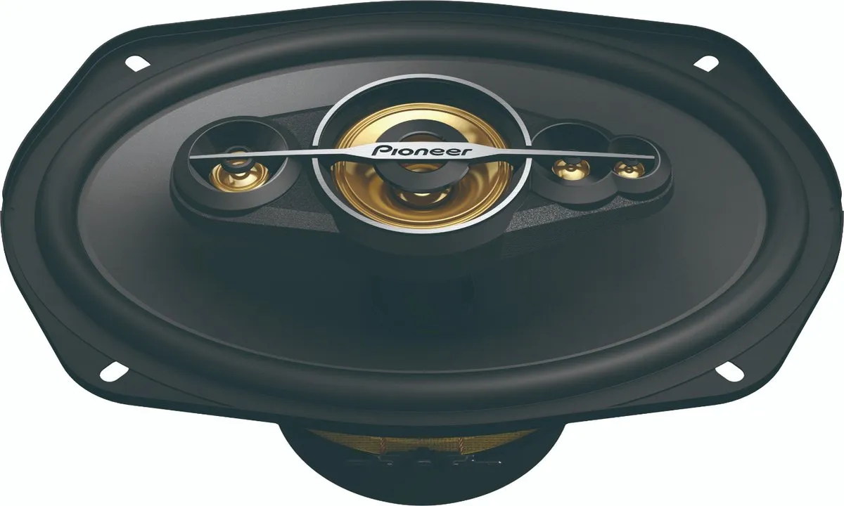 Pioneer TS-A6991F Autospeakers 700W - 2 Stuks - Zwart/Goud