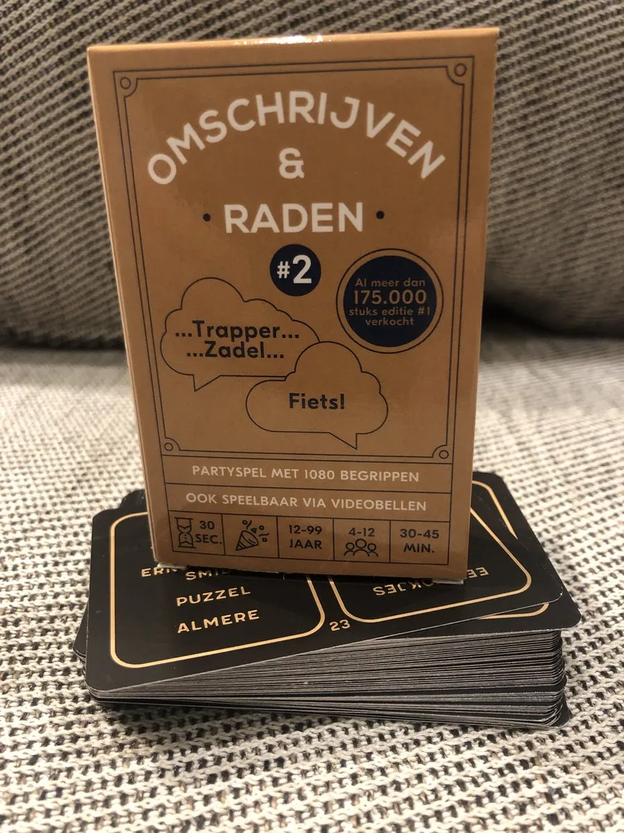 Omschrijven & Raden #2 Kaartspel - 1080 Begrippen - Pocketformaat