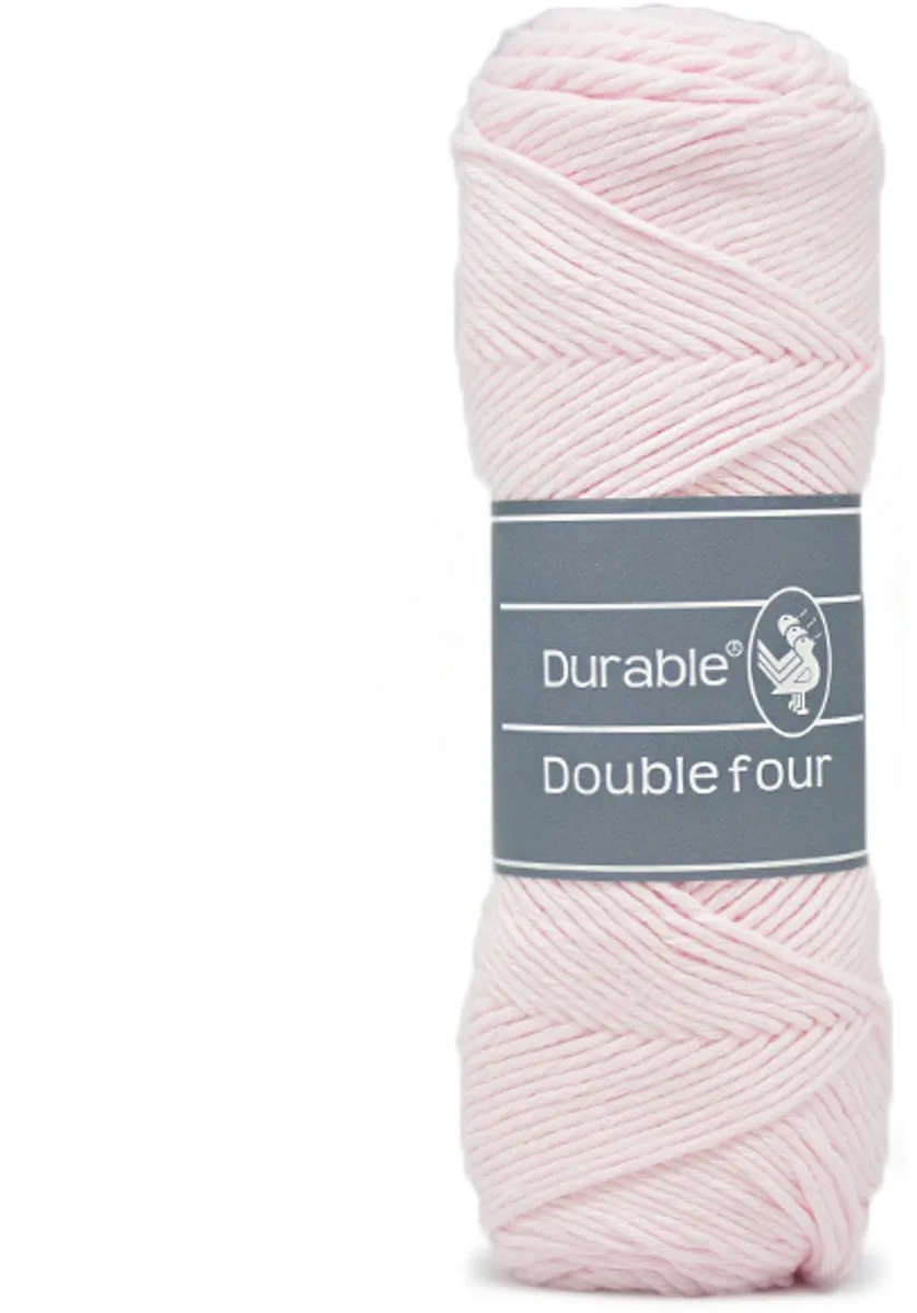 Durable Double Four Katoengaren Light Pink