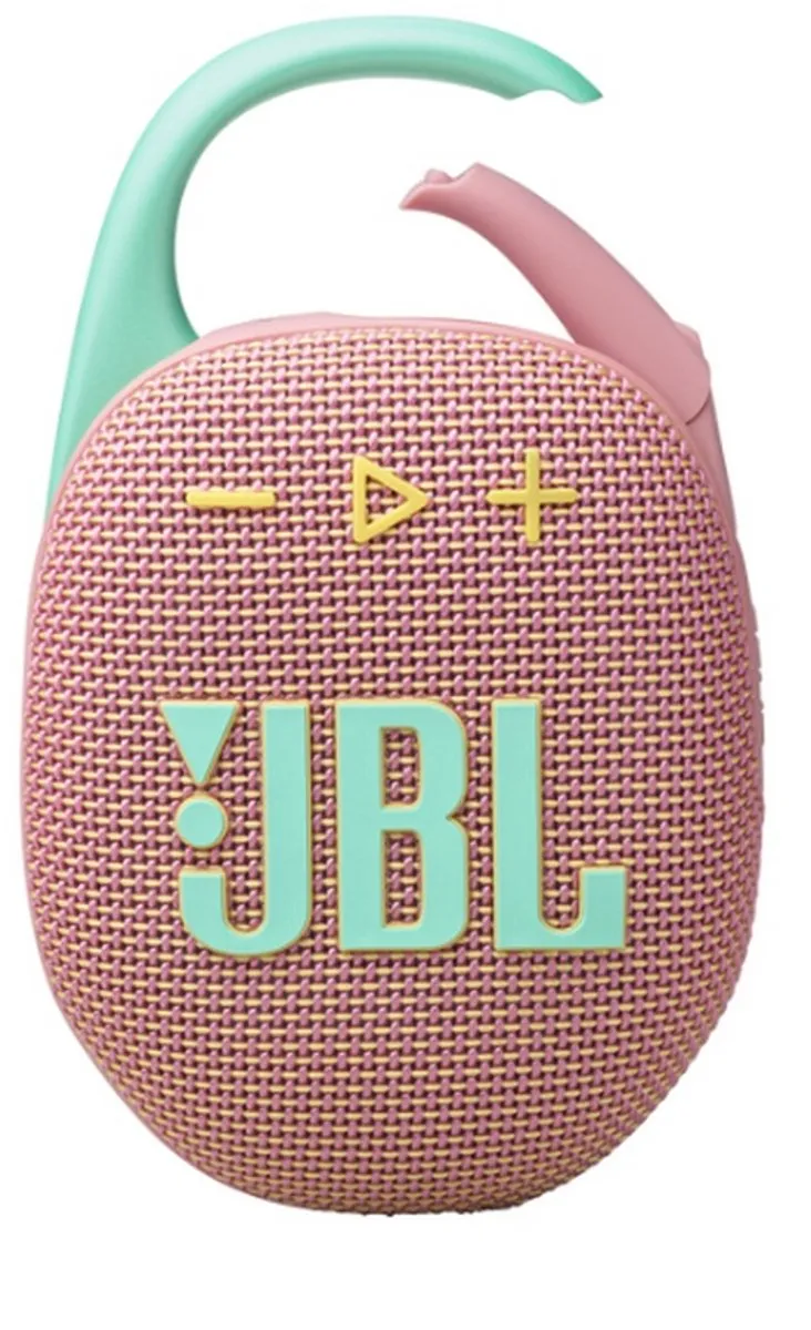 JBL Clip 5 Draadloze Bluetooth Speaker - 7W - 12 uur - IP67 - Roze