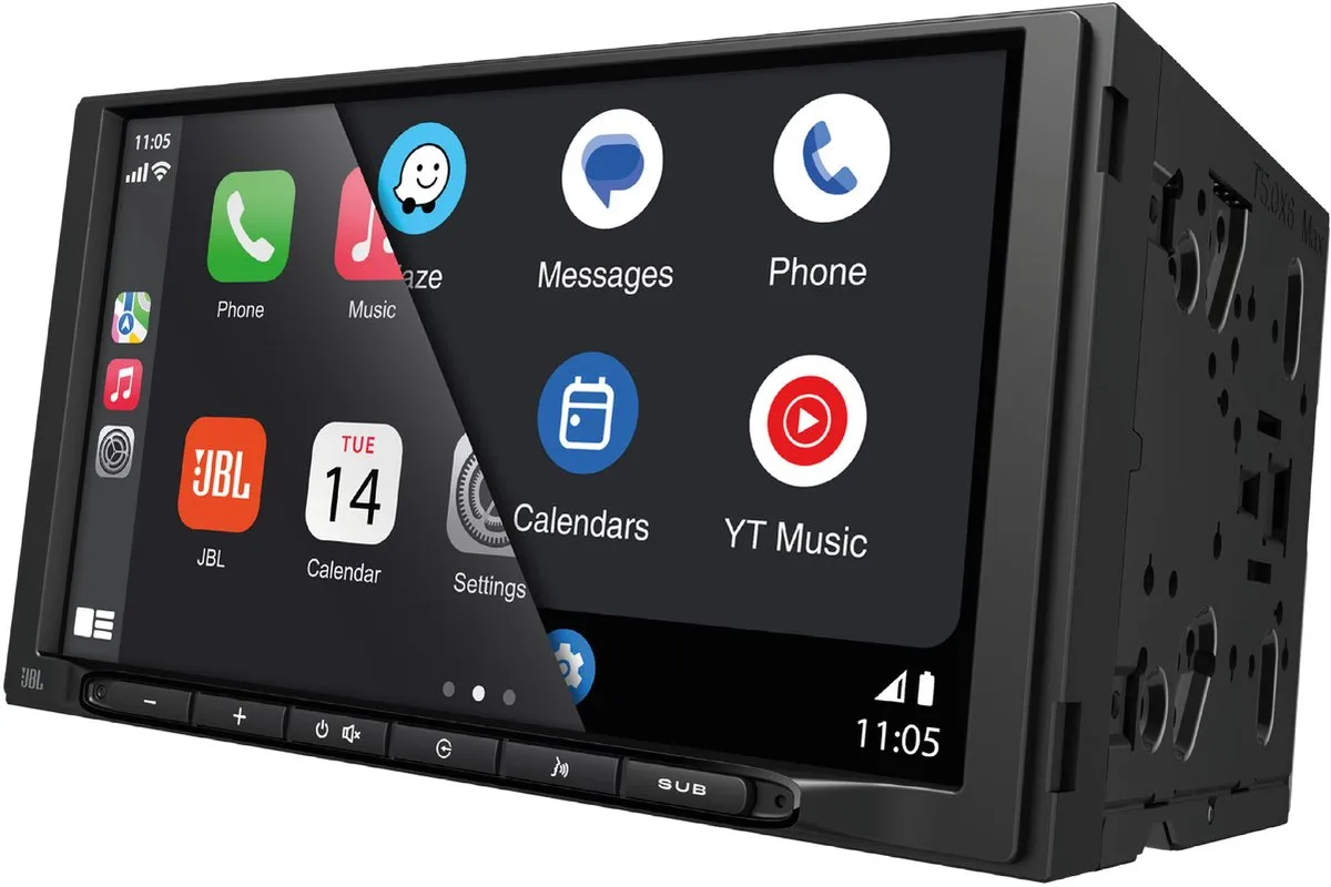 JBL Legend 700D Autoradio - 7” Touchscreen - Apple CarPlay/Android Auto - 5x50W - Zwart